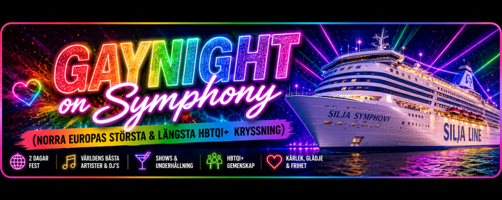 Logotyp – Gaynight on Symphony